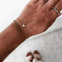 Load image into Gallery viewer, DIEZI 12 Style Bohemian Handmade Heart Tassel Shell Bracelet Sets Women 2019 New Rope Chain Bracelets Jewelry Christmas Gift